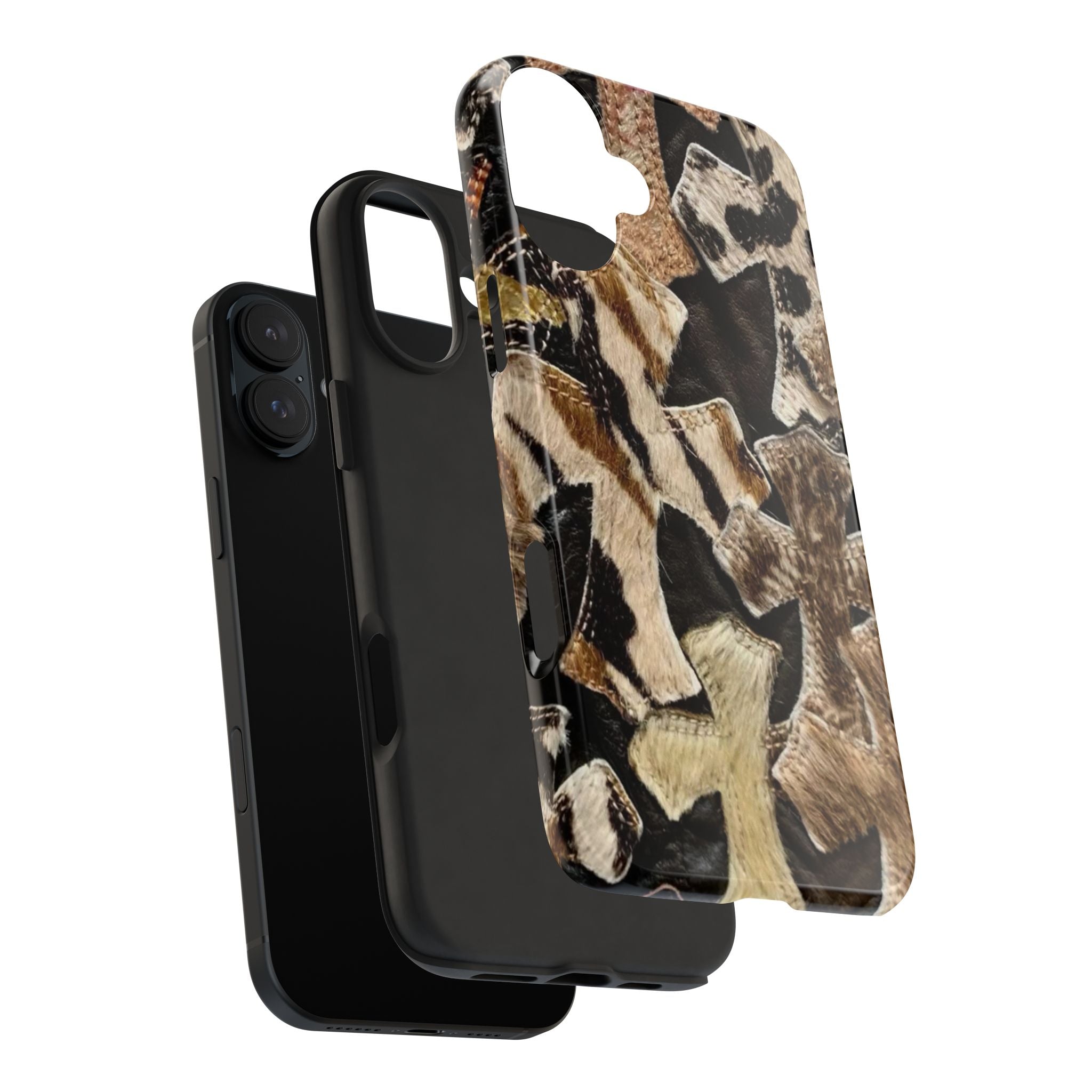 Chrome Heart Inspired Print Phone Case