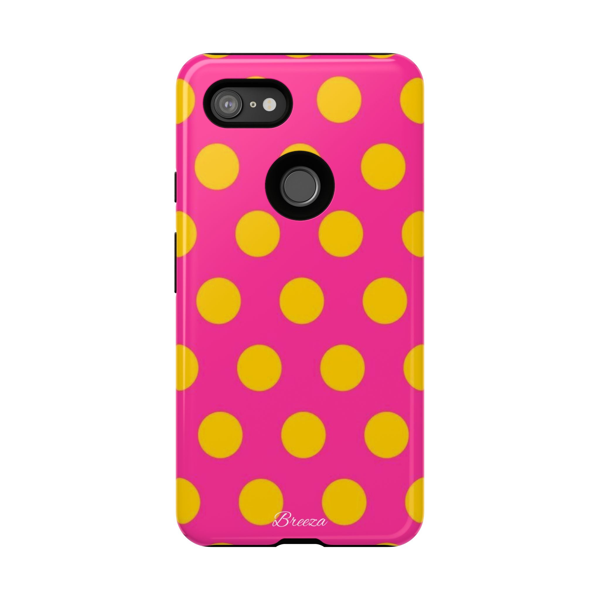 Pink & Yellow Dot Phone Case
