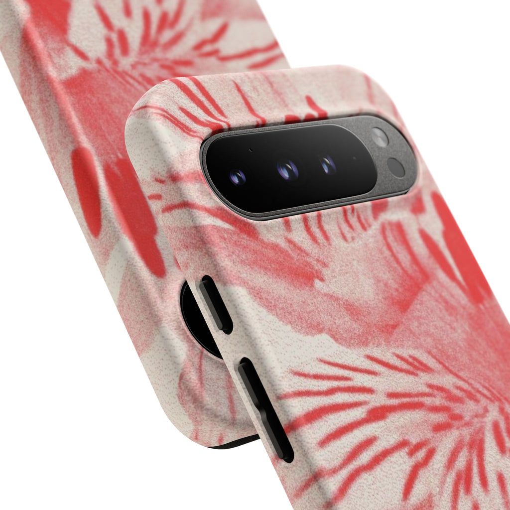 Red Floral Phone Case