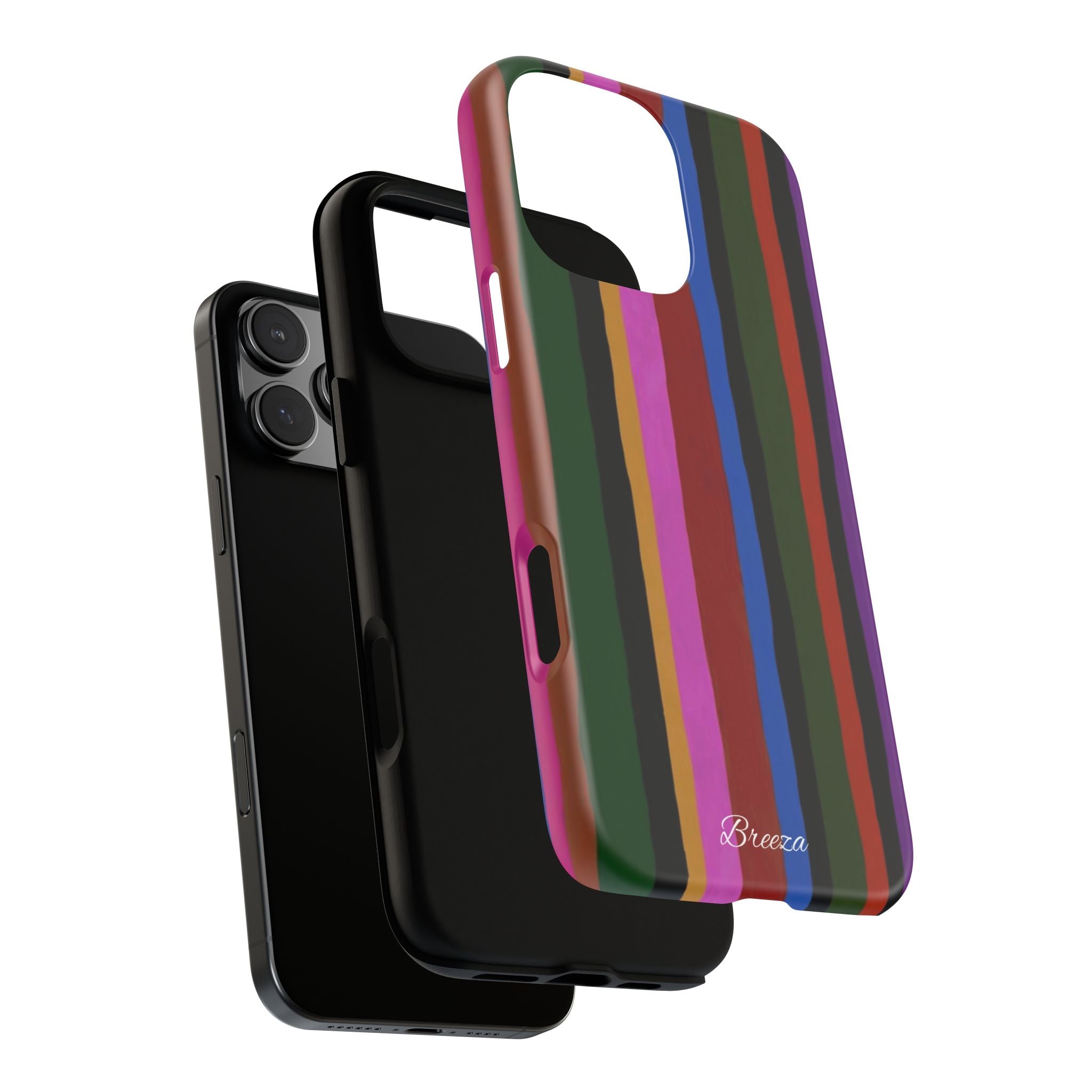 Colorful Striped Phone Case