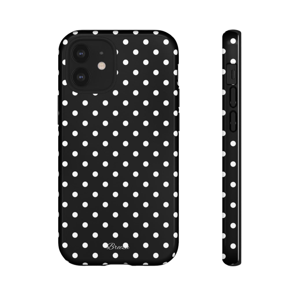 Black & White Polka Dot Phone Case
