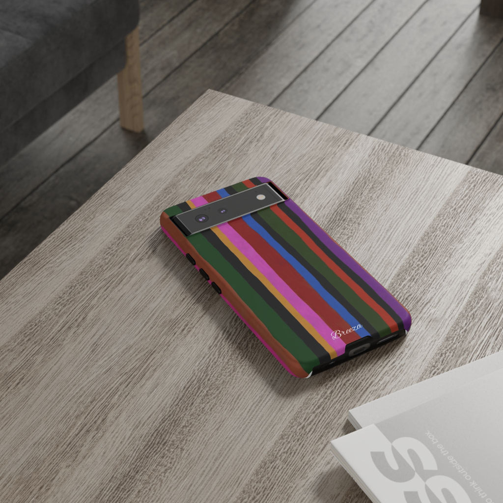 Colorful Striped Phone Case