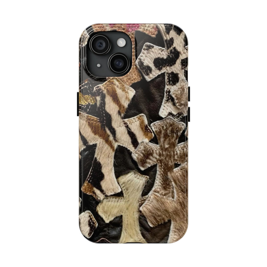 Chrome Heart Inspired Print Phone Case