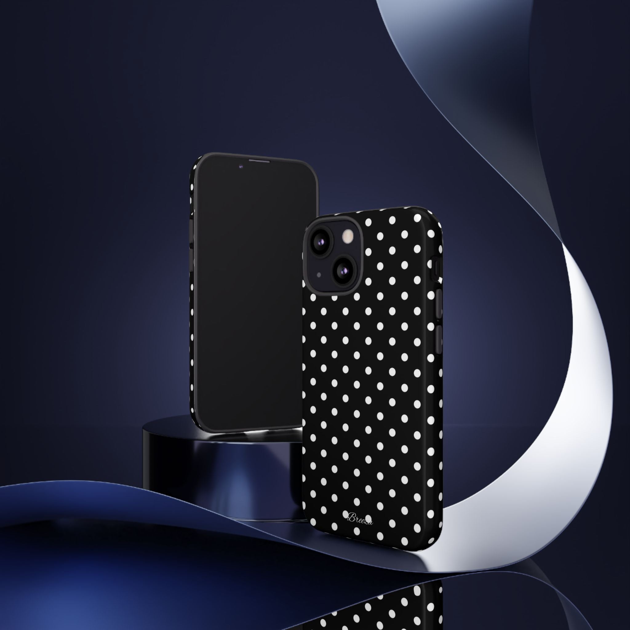 Black & White Polka Dot Phone Case