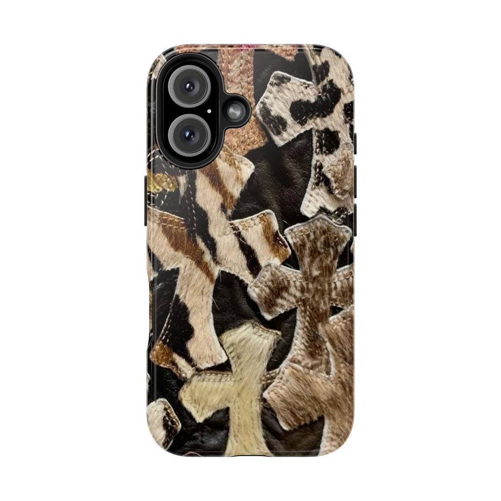 Chrome Heart Inspired Print Phone Case