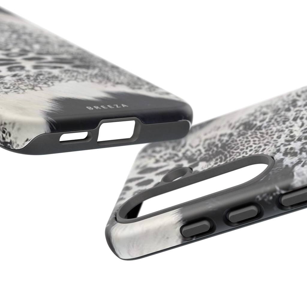 Black & White Leopard Print