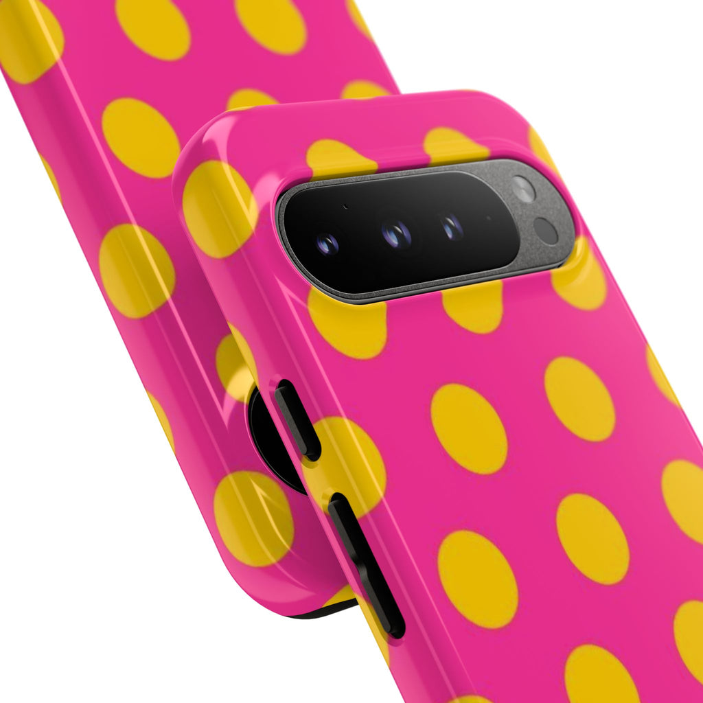 Pink & Yellow Dot Phone Case