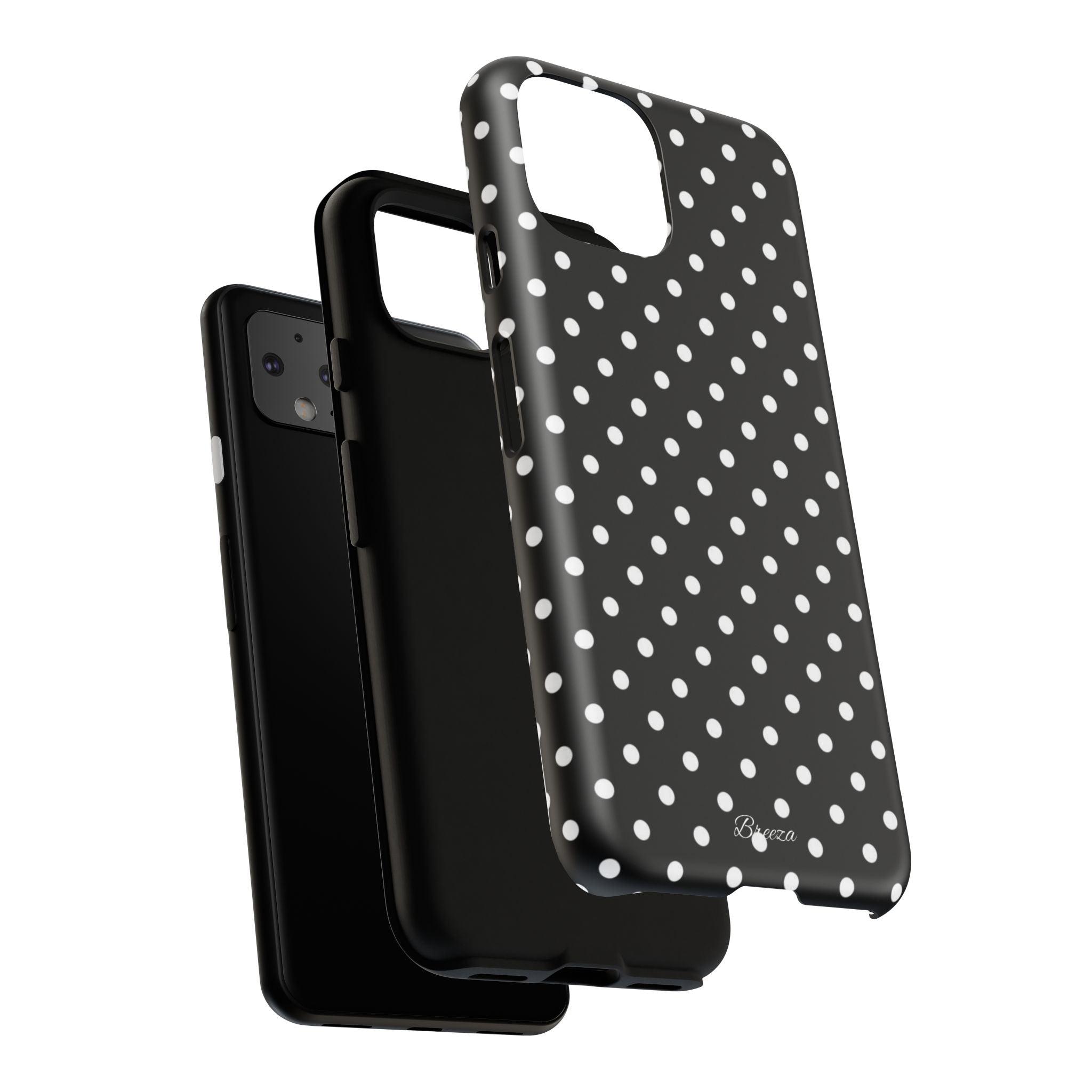 Black & White Polka Dot Phone Case