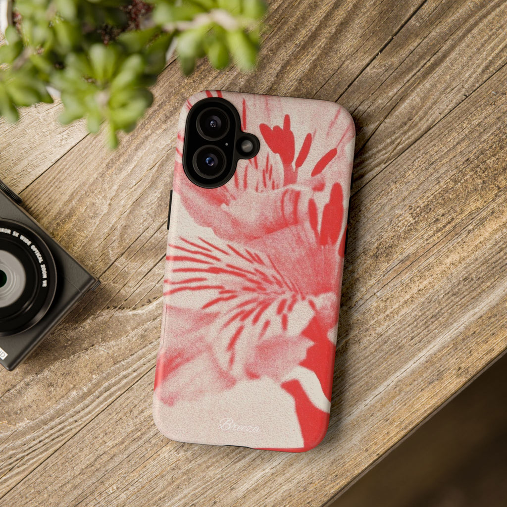 Red Floral Phone Case