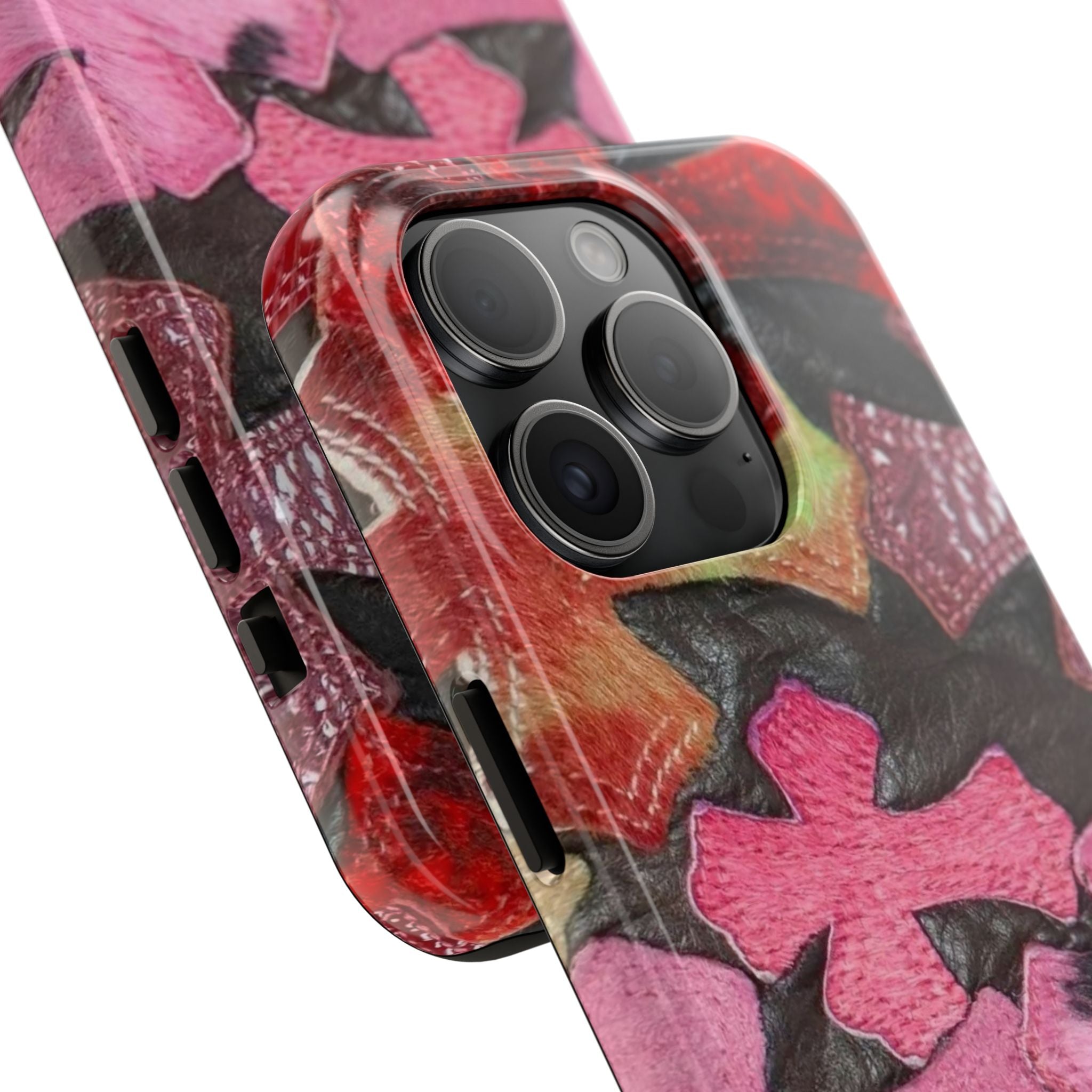 Pink Cross Phone Case