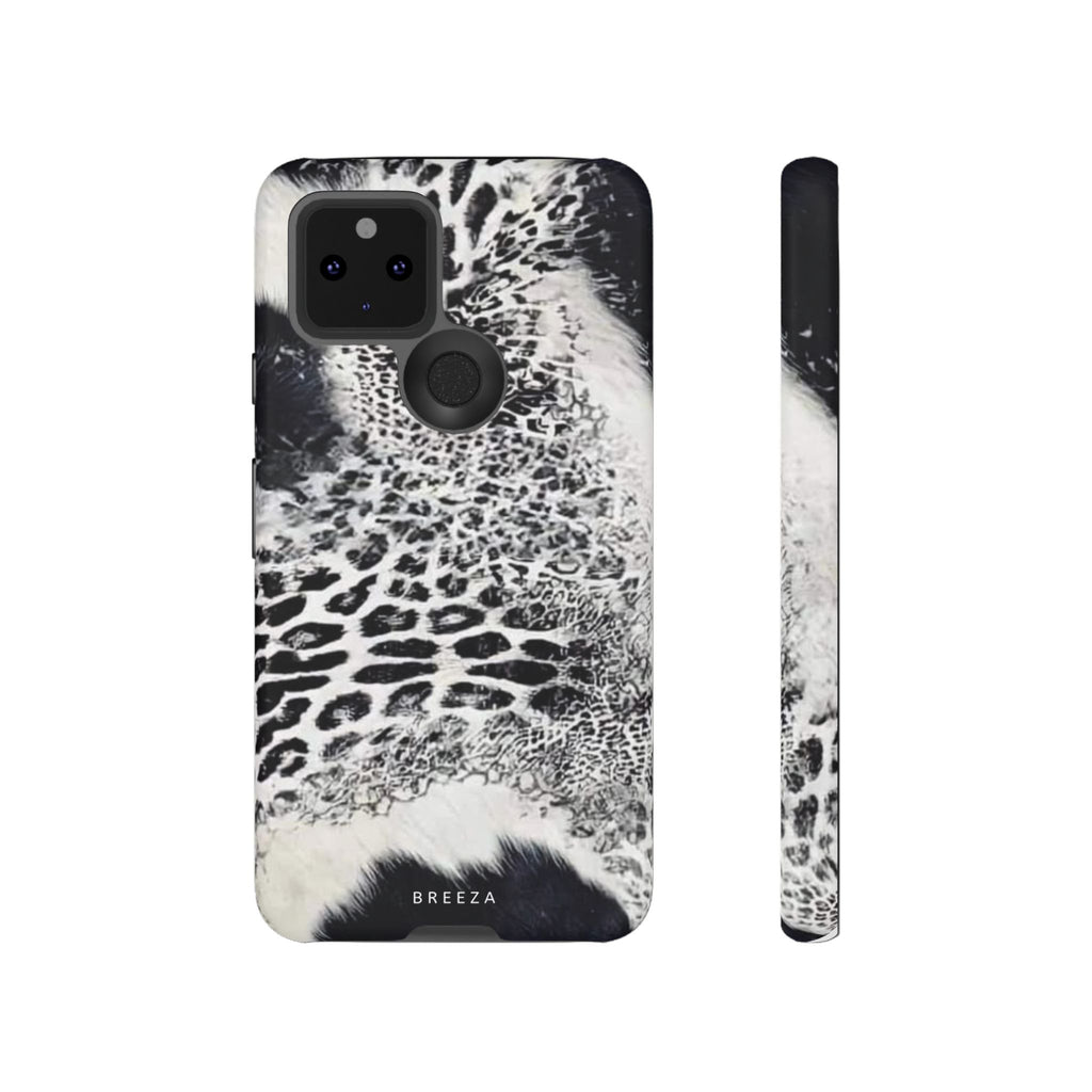 Black & White Leopard Print