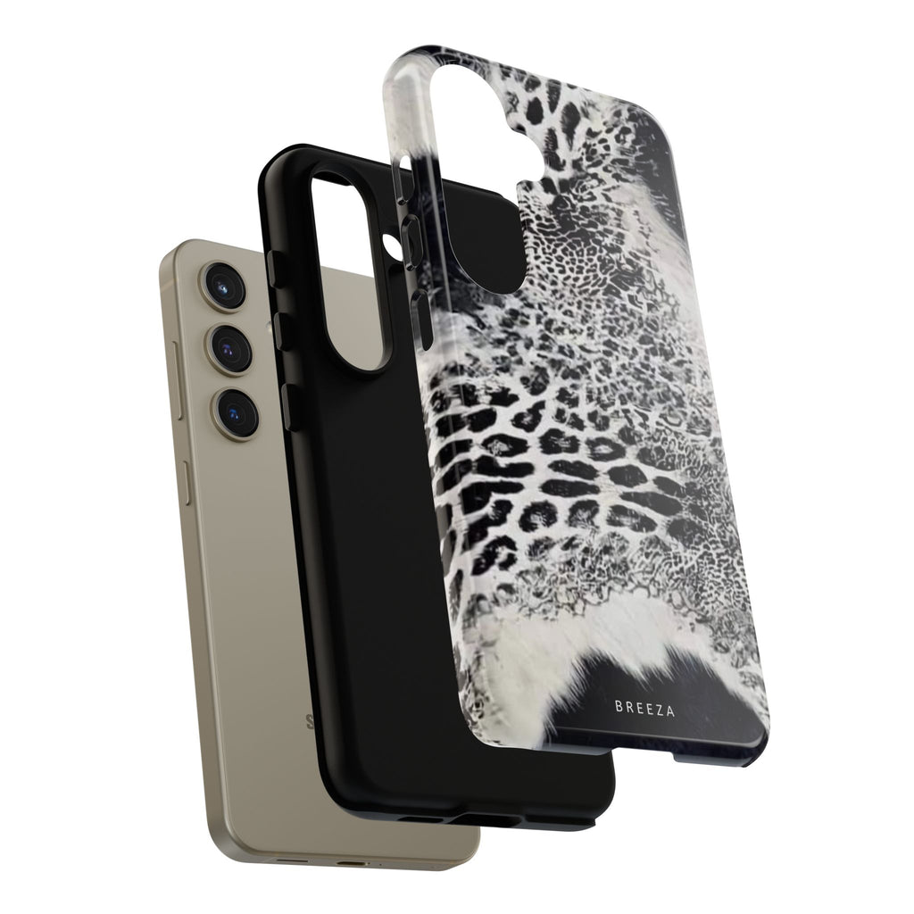 Black & White Leopard Print