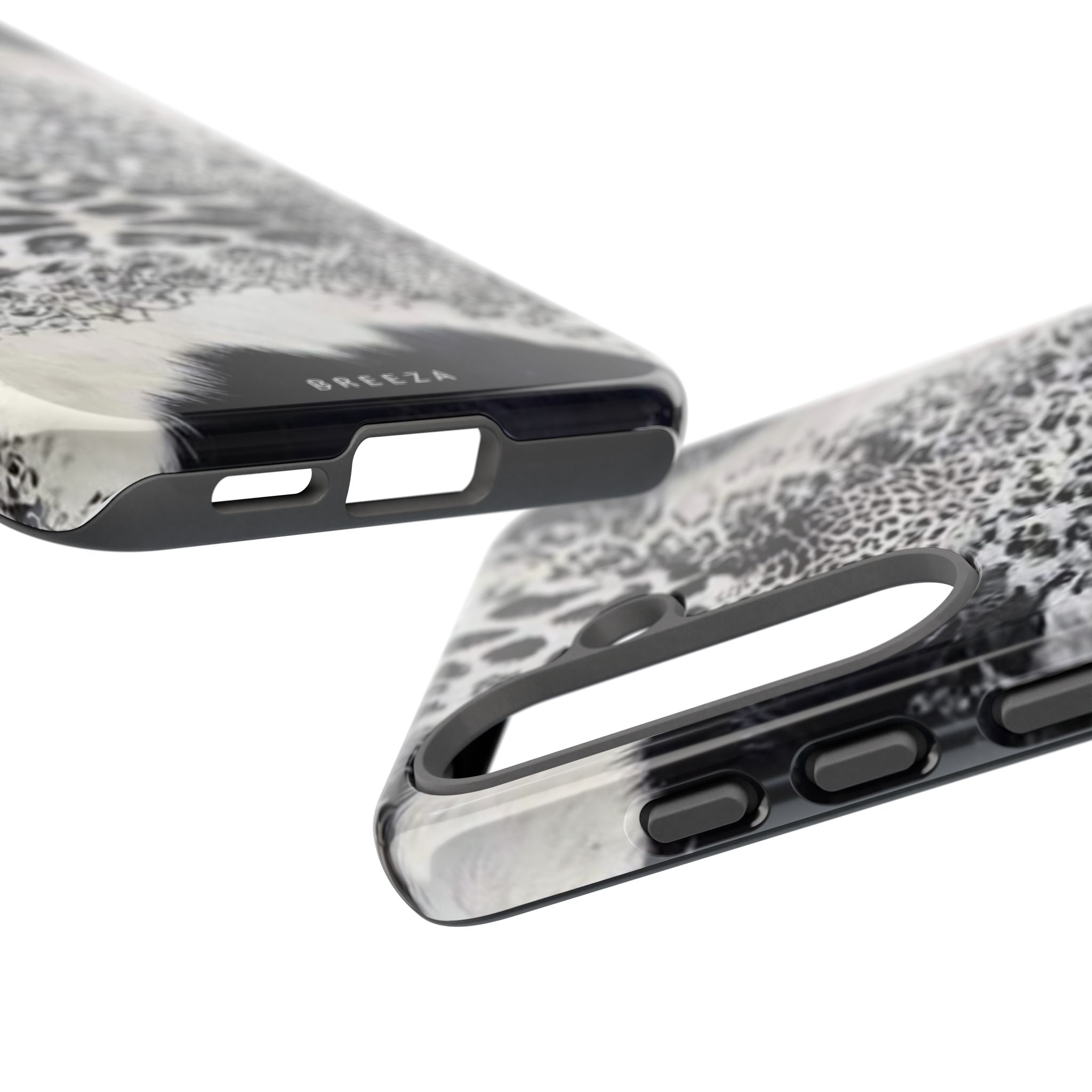 Black & White Leopard Print