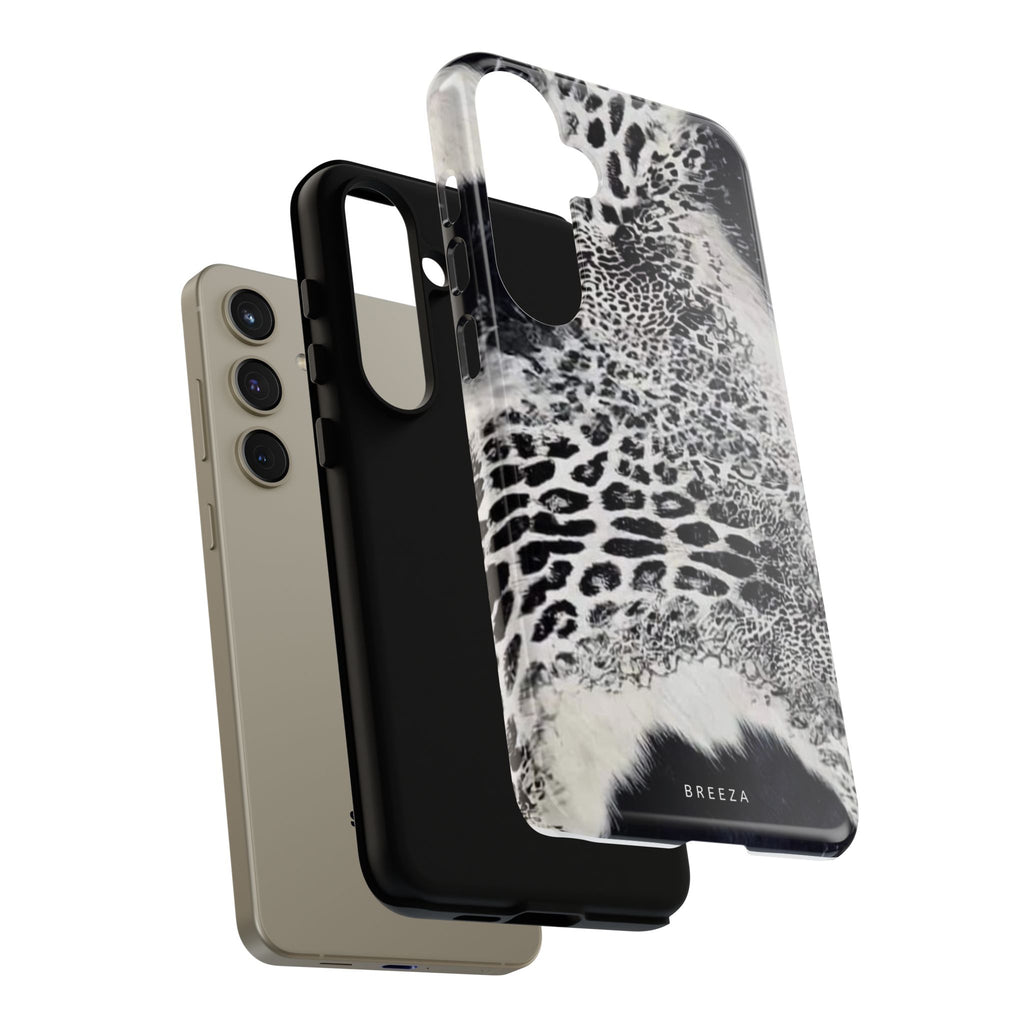 Black & White Leopard Print