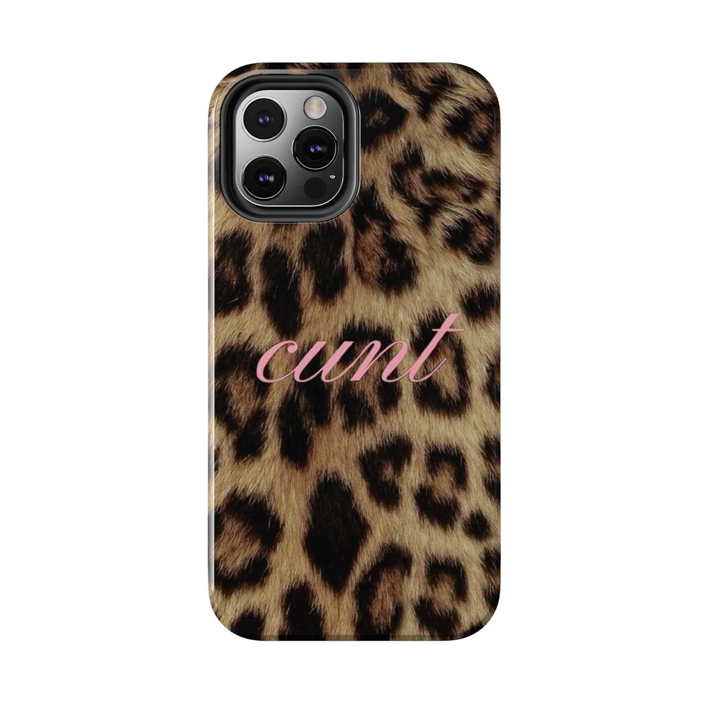 Cunt Leopard Print Phone Case