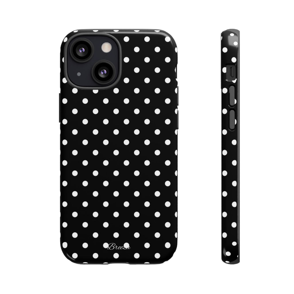 Black & White Polka Dot Phone Case