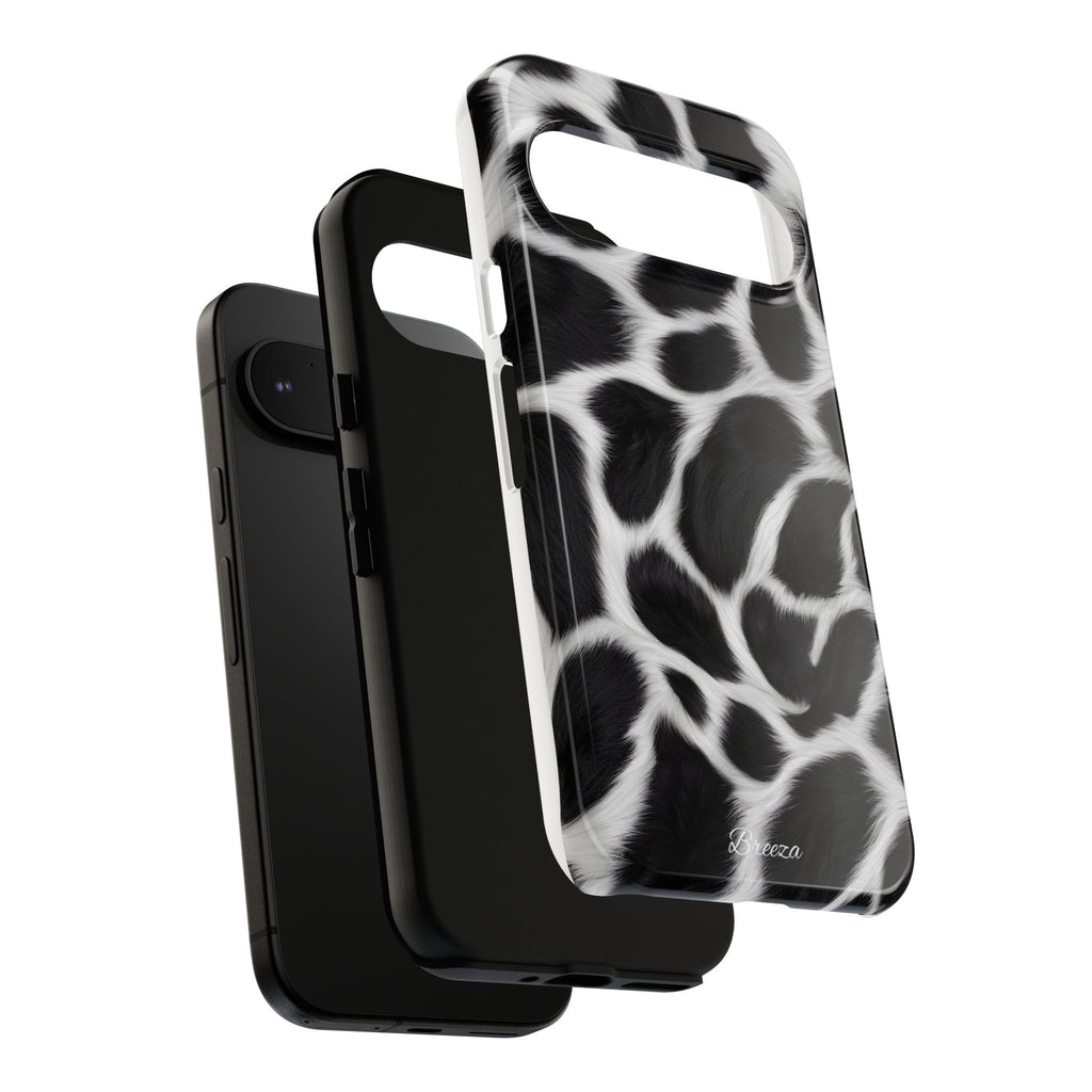 Furry Cow Print Phone Case