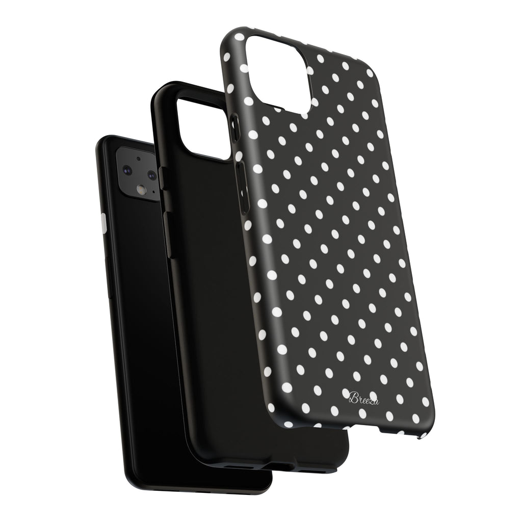Black & White Polka Dot Phone Case