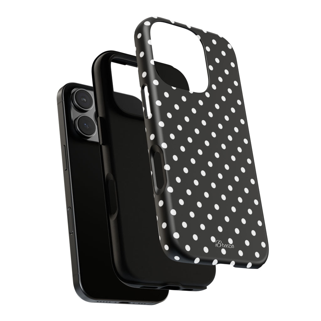 Black & White Polka Dot Phone Case