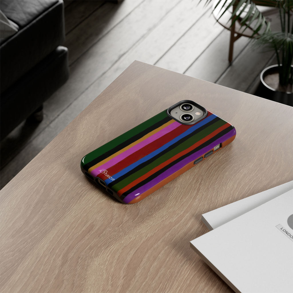 Colorful Striped Phone Case