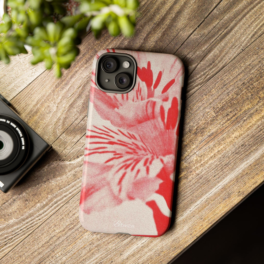 Red Floral Phone Case