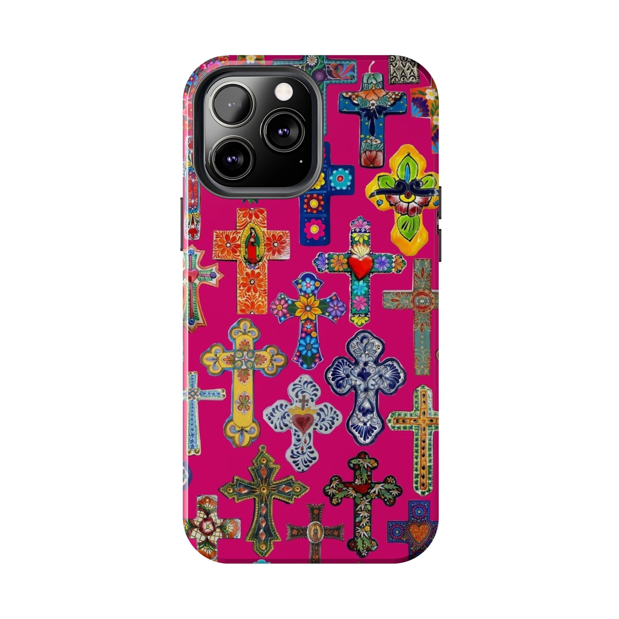 Pink Cross Phone Case