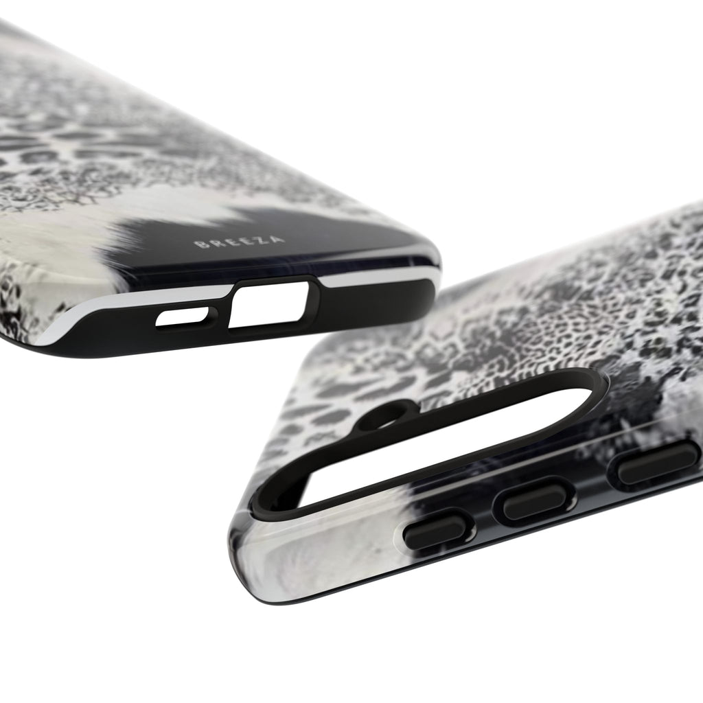 Black & White Leopard Print