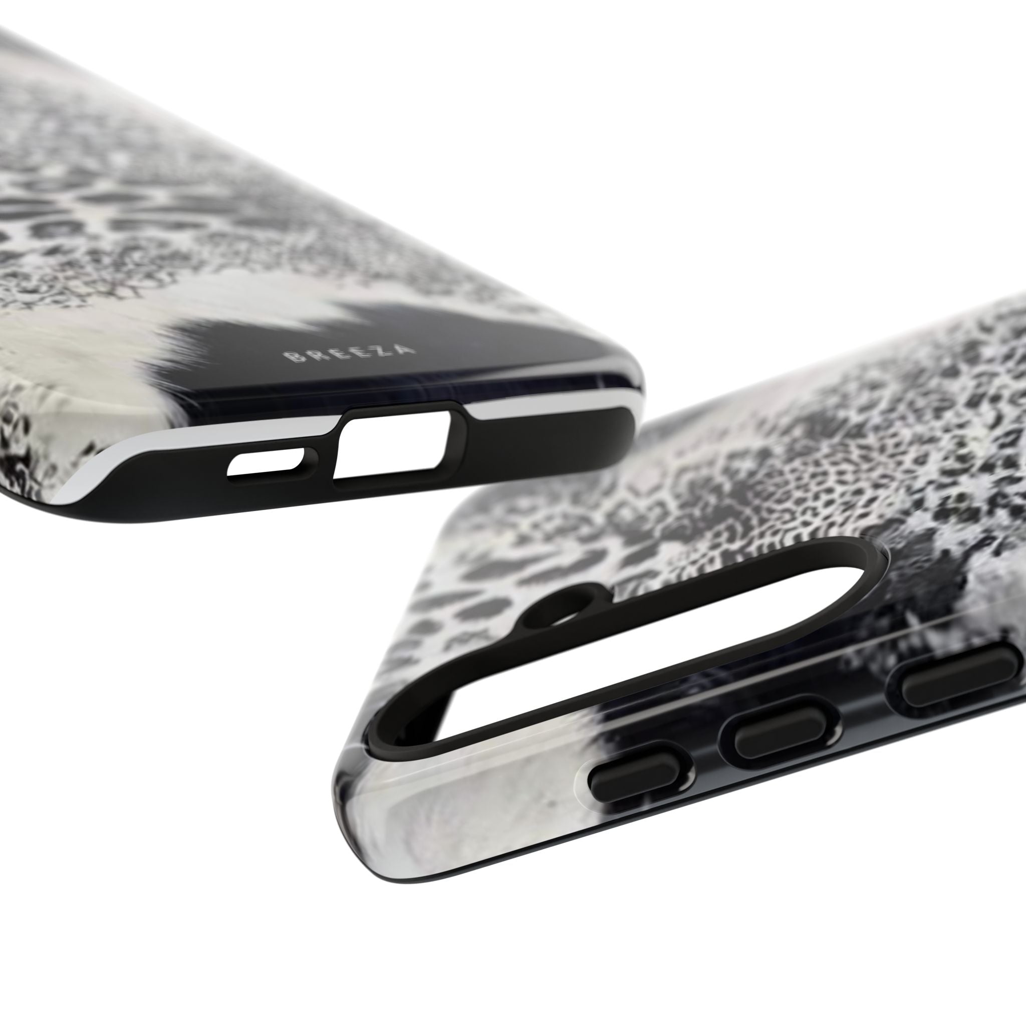 Black & White Leopard Print