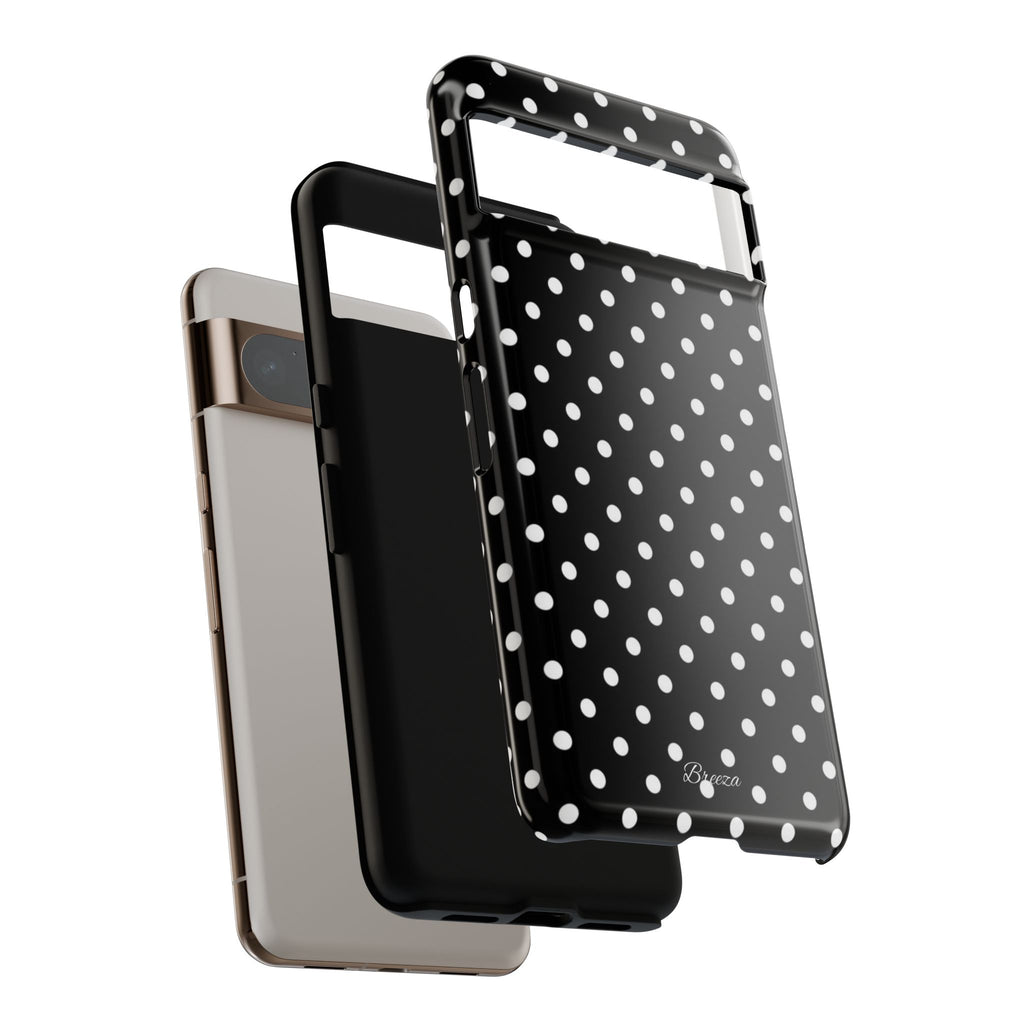 Black & White Polka Dot Phone Case