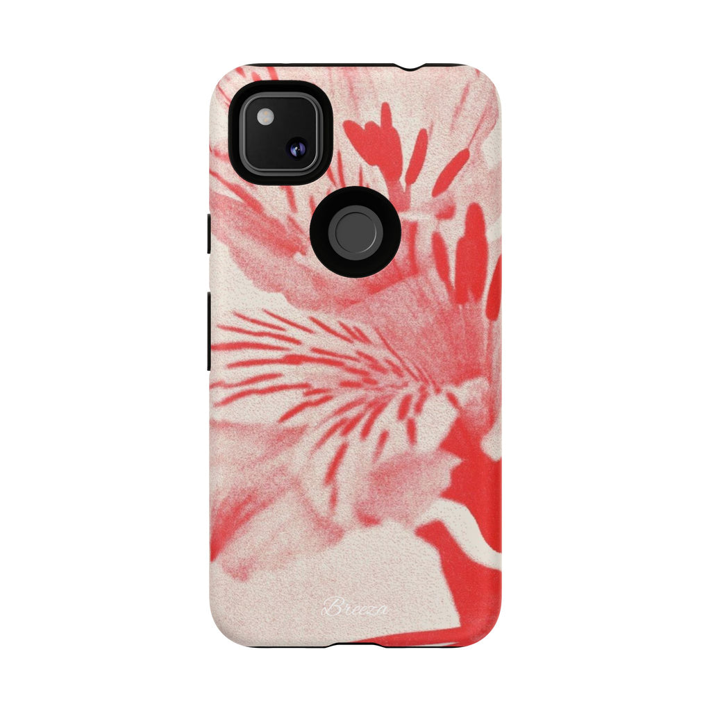 Red Floral Phone Case