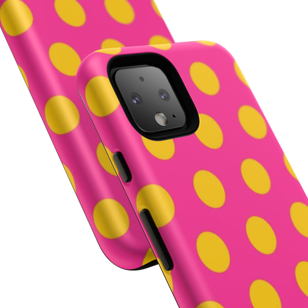 Pink & Yellow Dot Phone Case