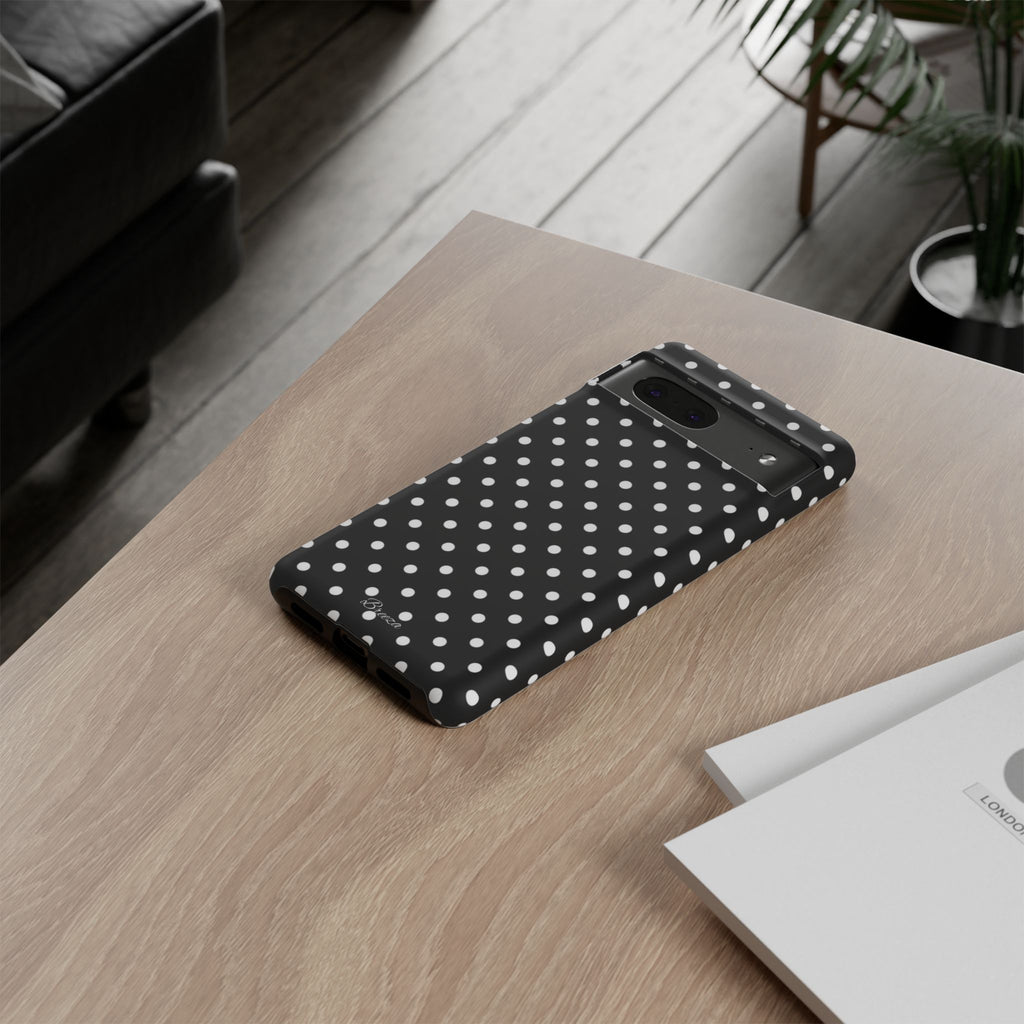 Black & White Polka Dot Phone Case