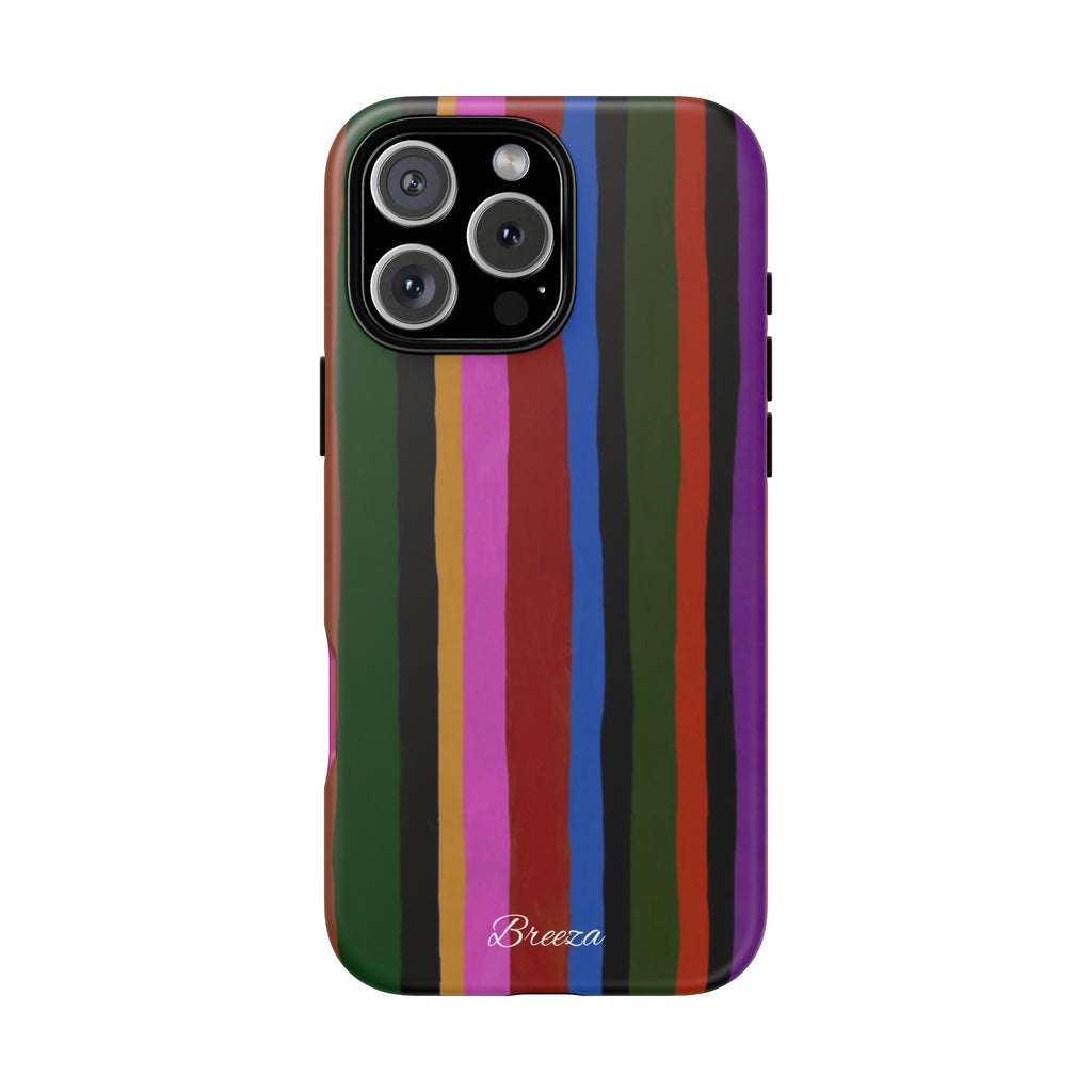 Colorful Striped Phone Case