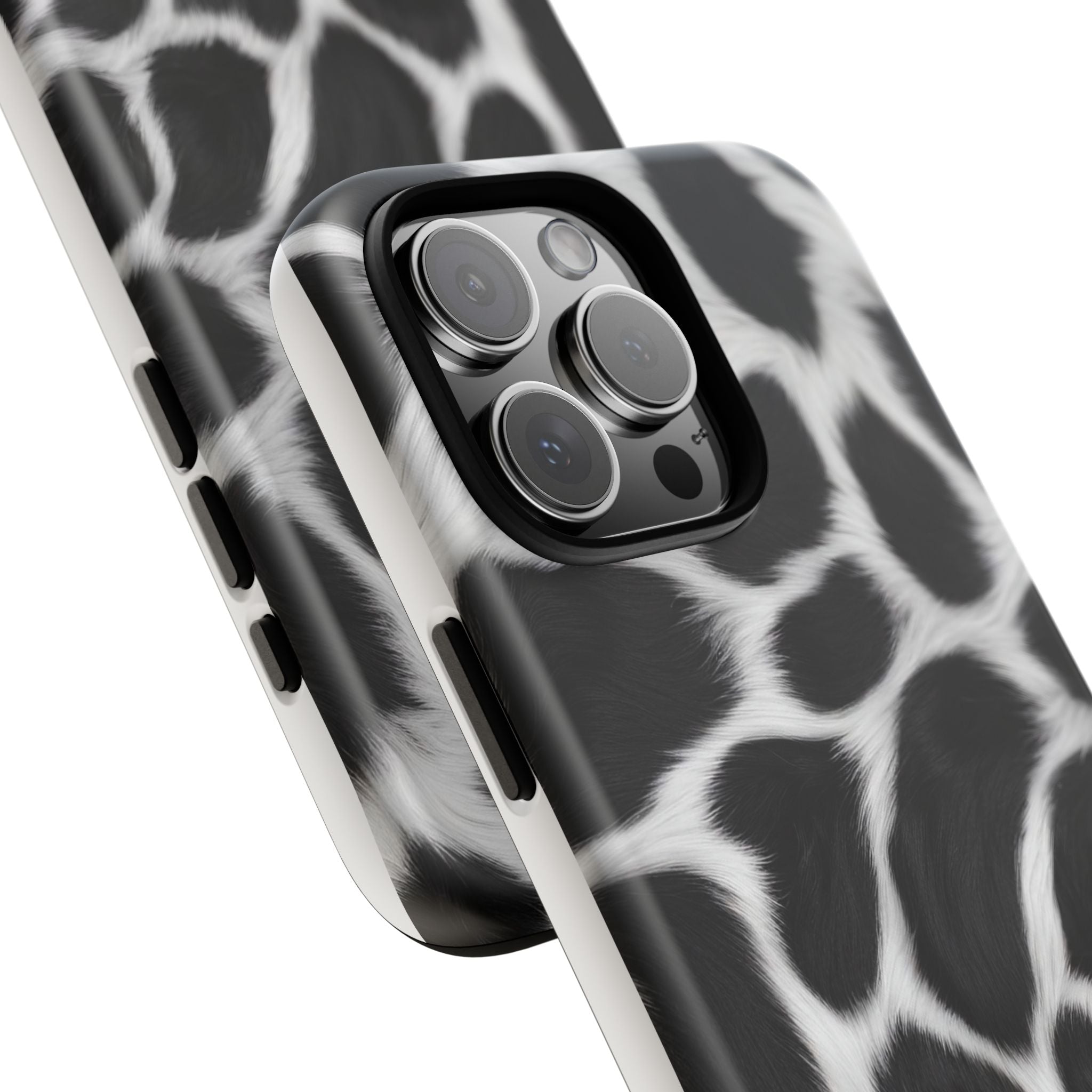 Furry Cow Print Phone Case