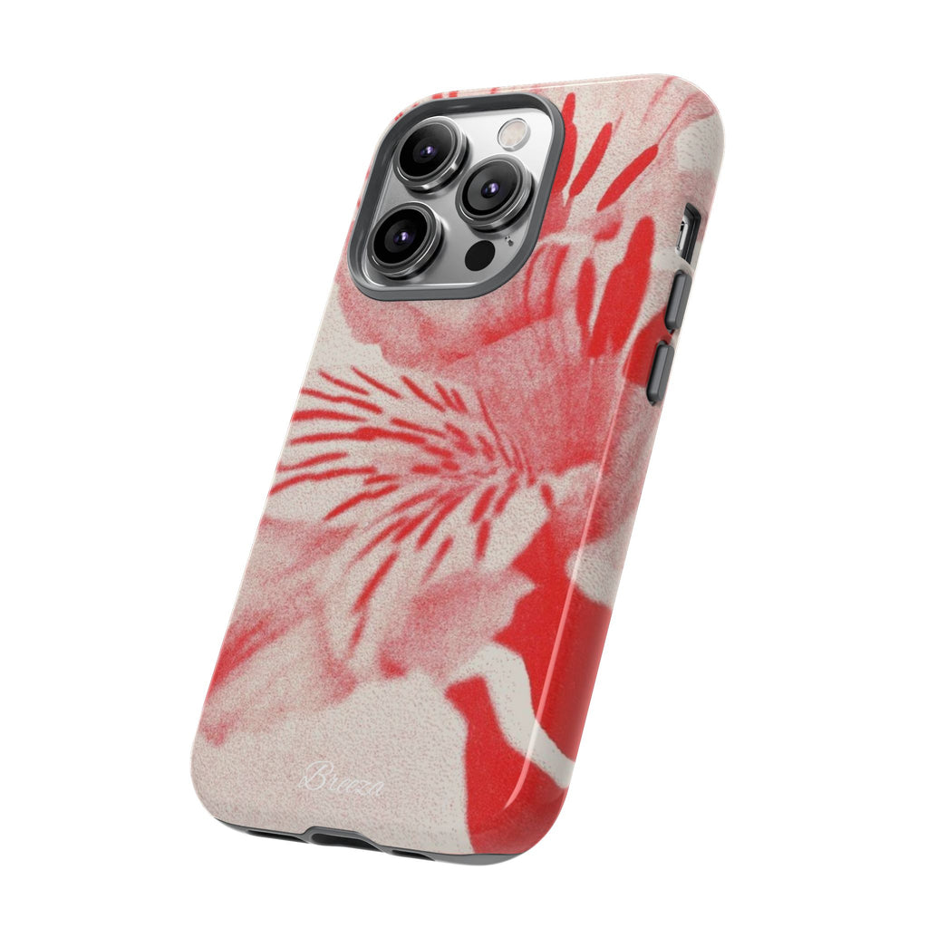 Red Floral Phone Case