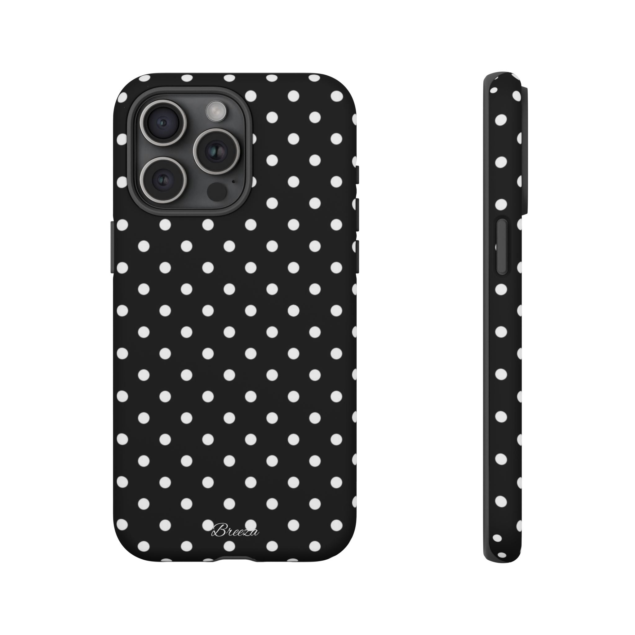 Black & White Polka Dot Phone Case