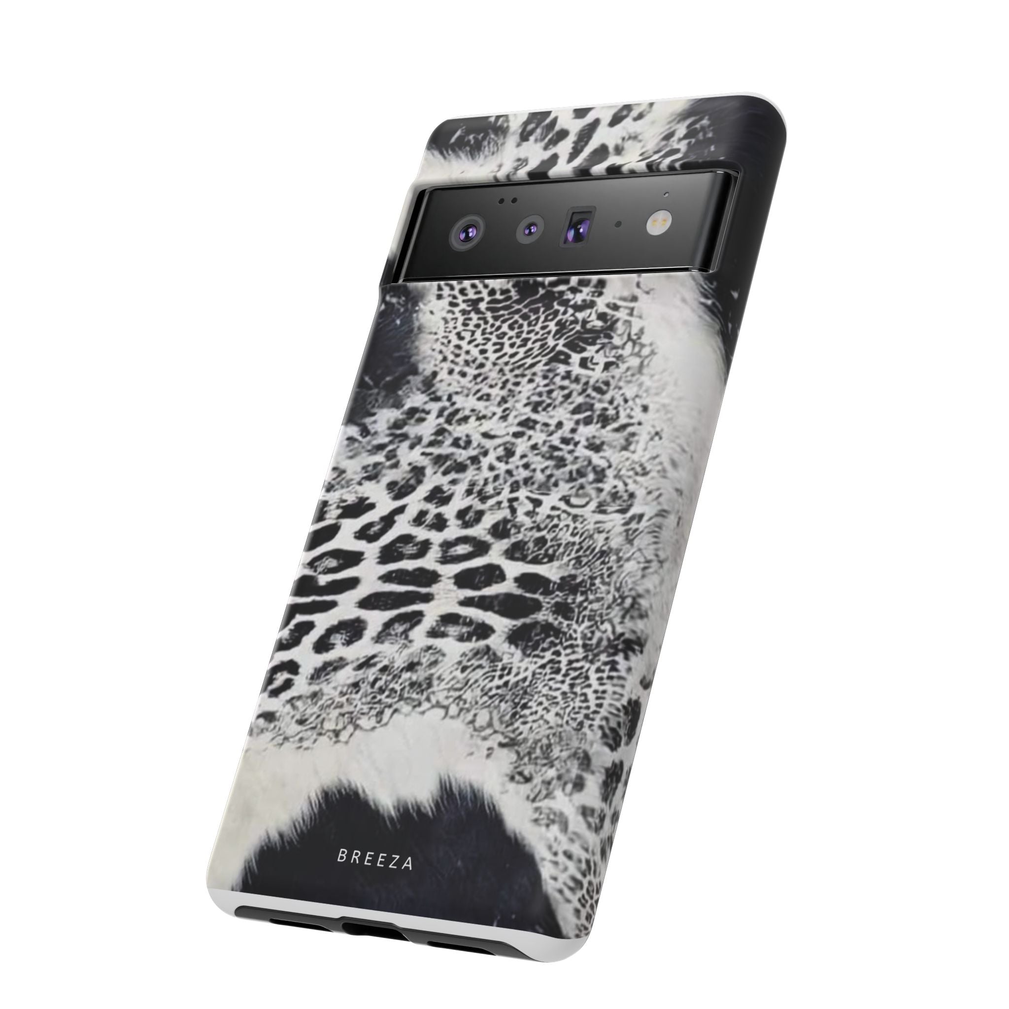 Black & White Leopard Print