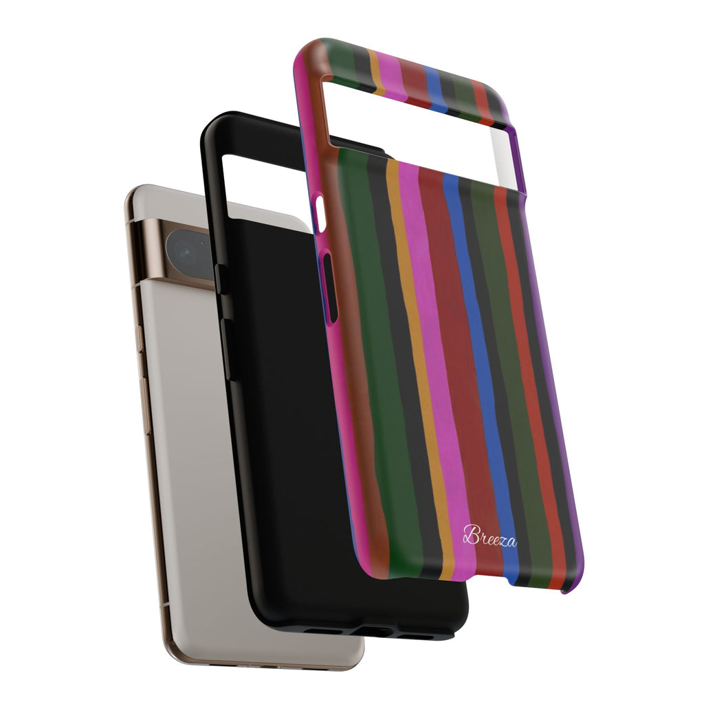 Colorful Striped Phone Case