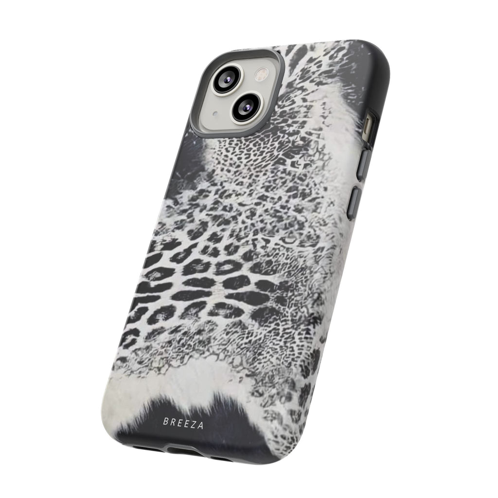 Black & White Leopard Print