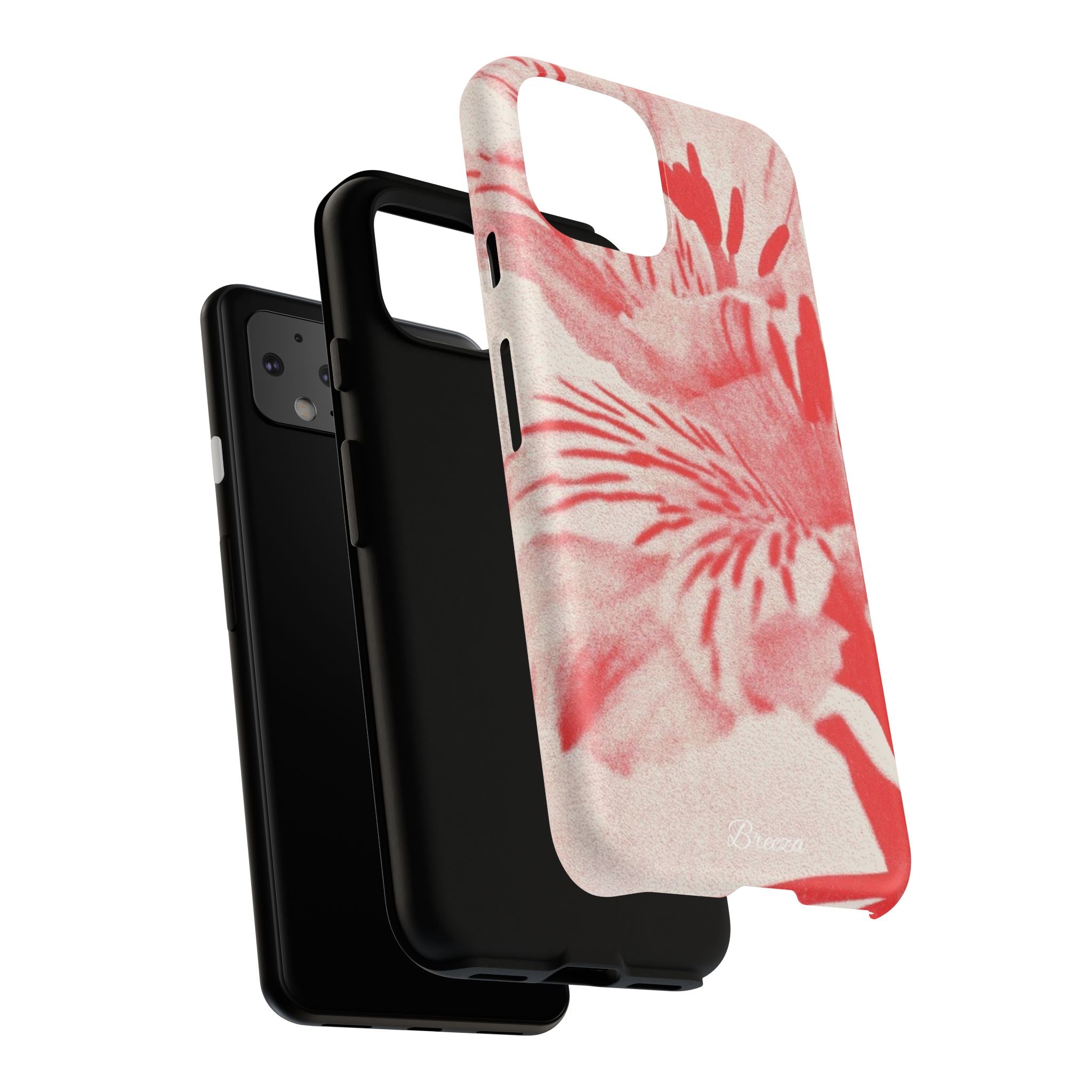 Red Floral Phone Case