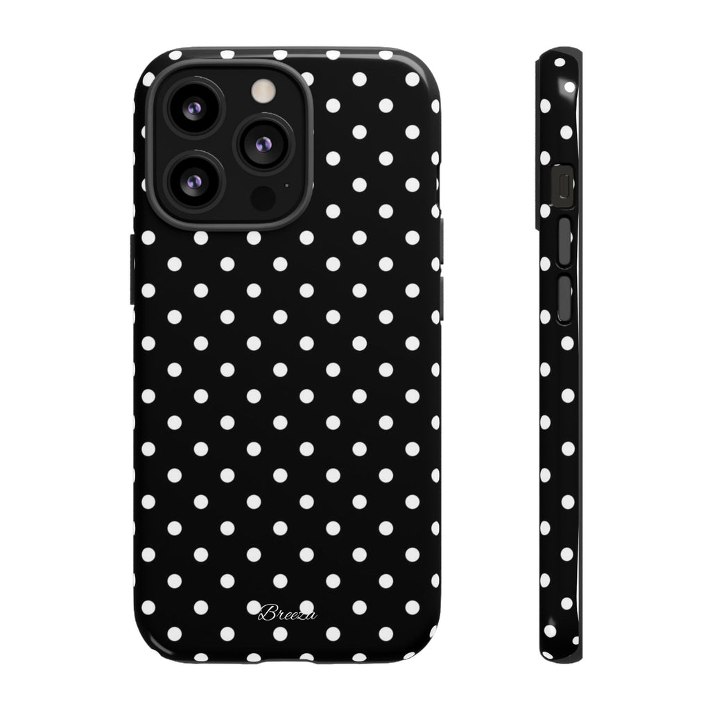Black & White Polka Dot Phone Case