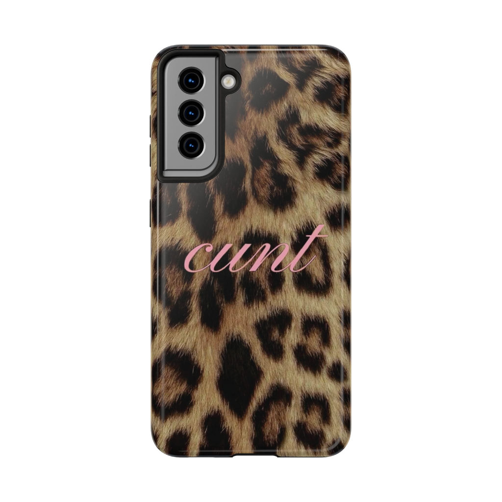 Cunt Leopard Print Phone Case