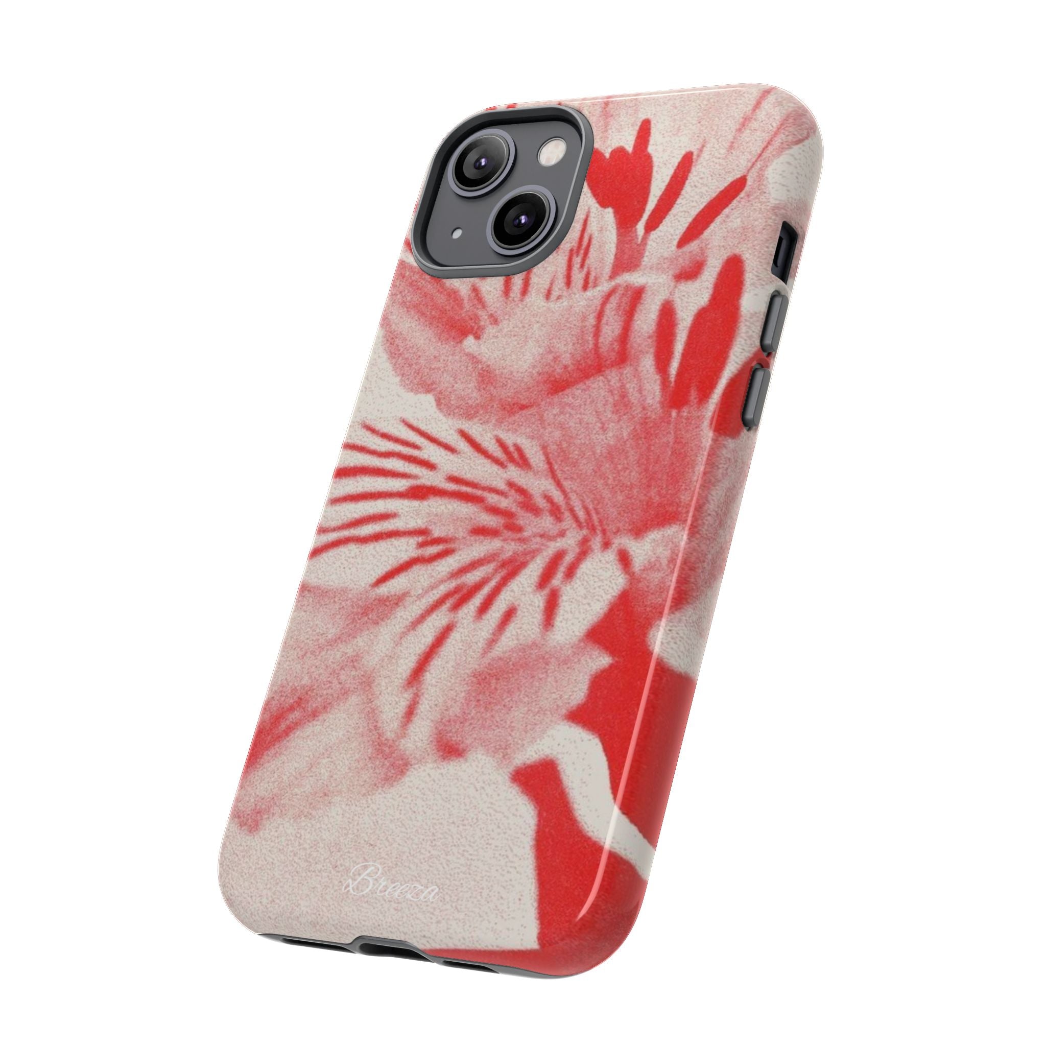 Red Floral Phone Case
