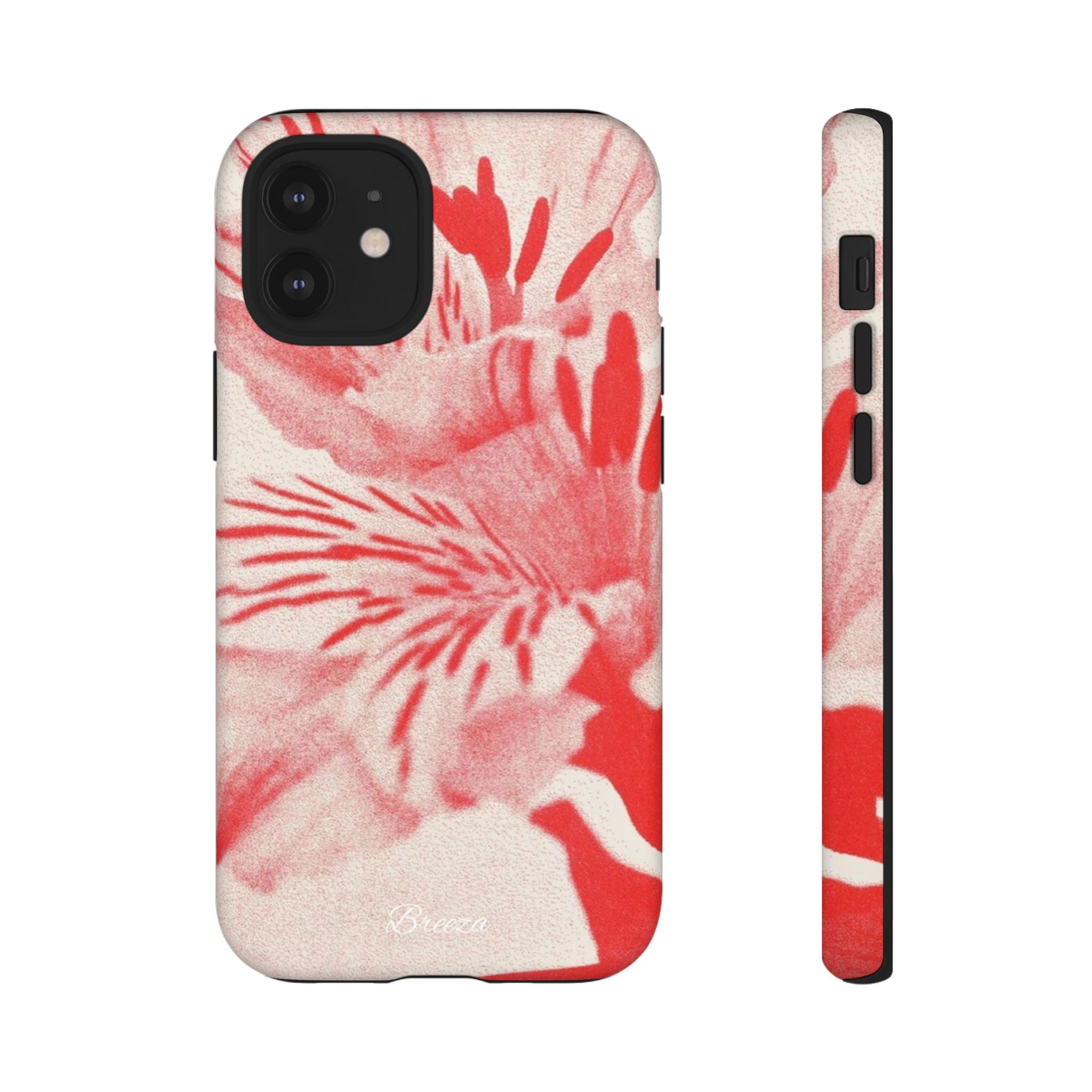 Red Floral Phone Case