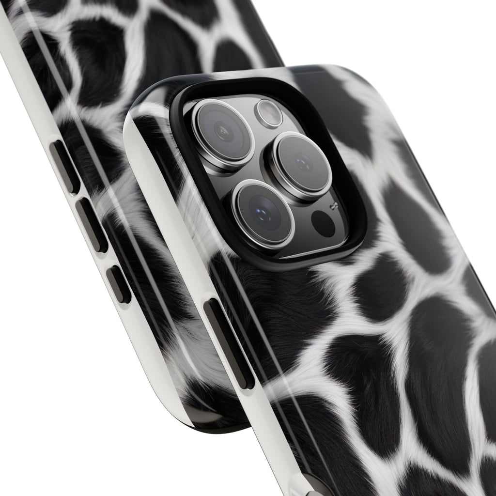 Furry Cow Print Phone Case