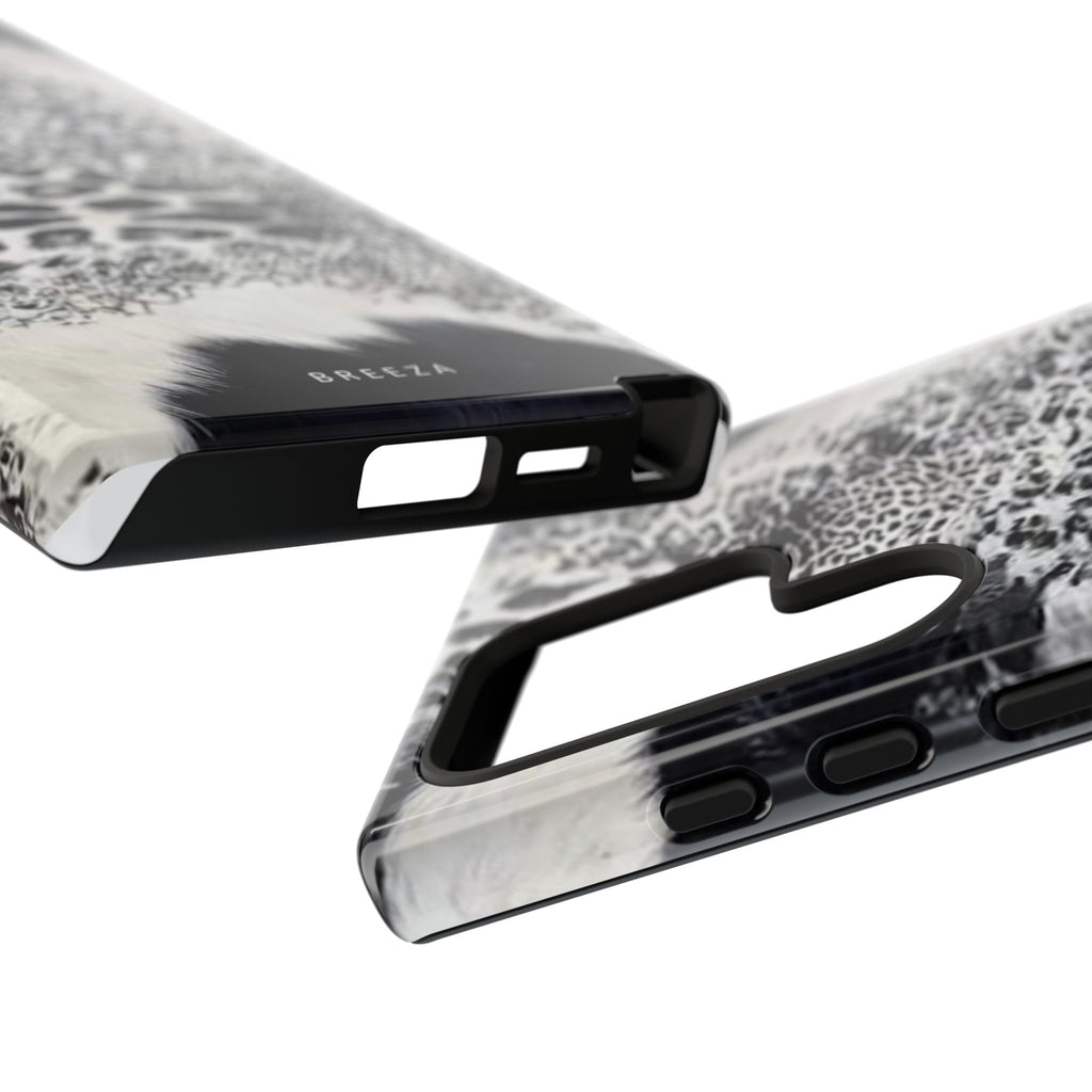 Black & White Leopard Print