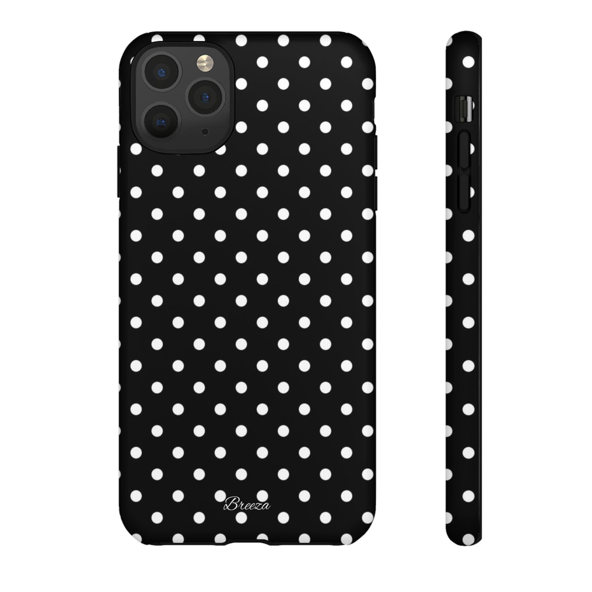 Black & White Polka Dot Phone Case