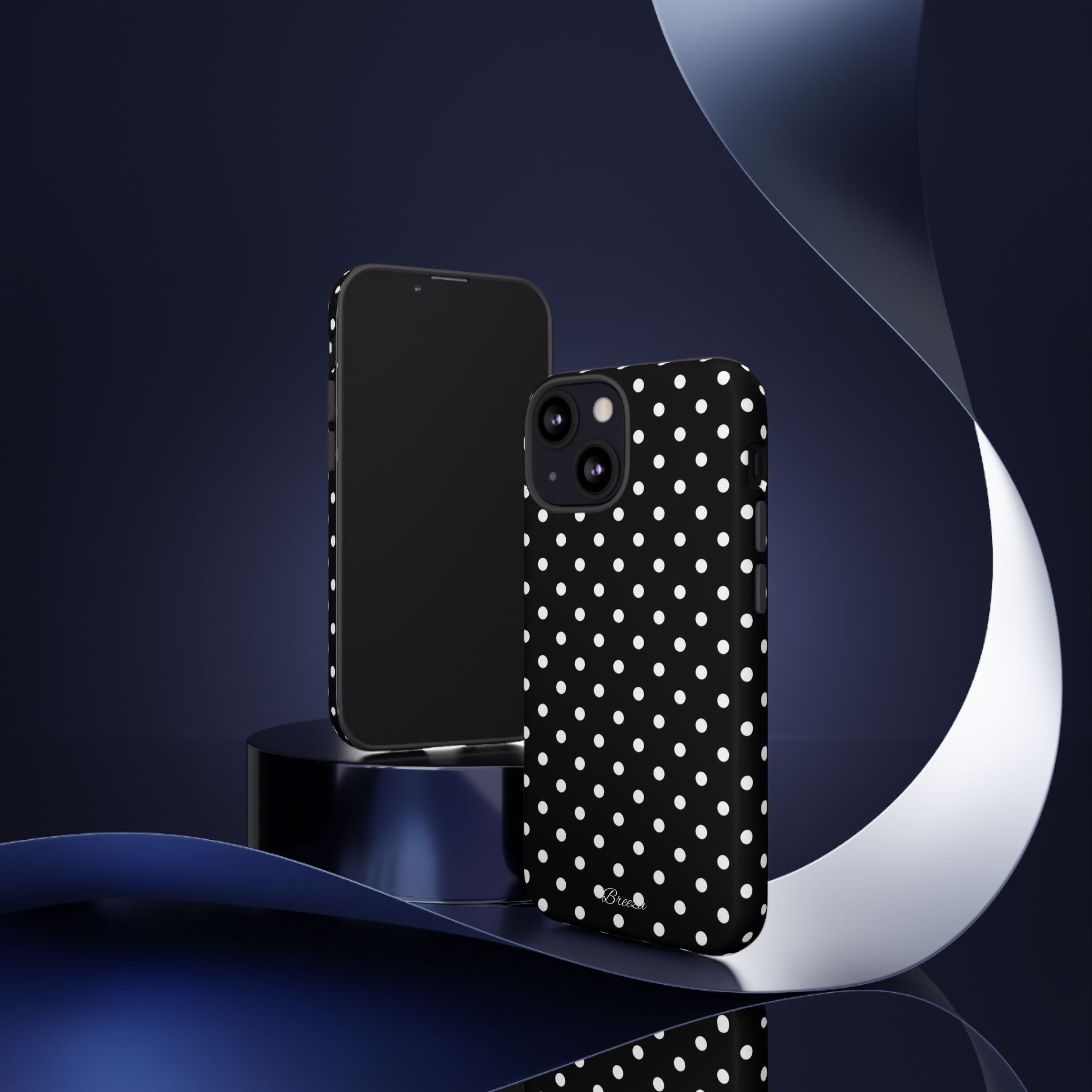 Black & White Polka Dot Phone Case