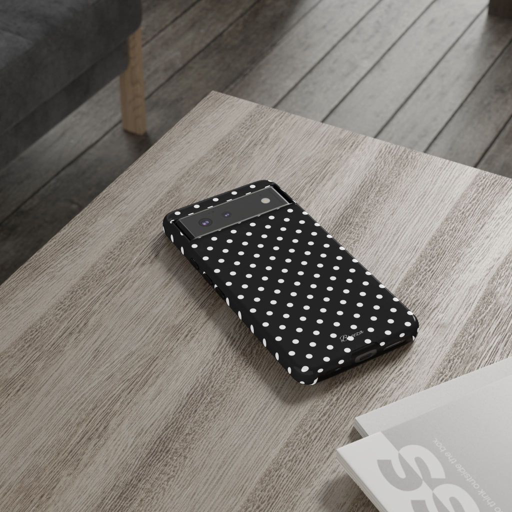 Black & White Polka Dot Phone Case