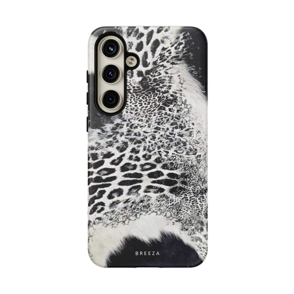 Black & White Leopard Print